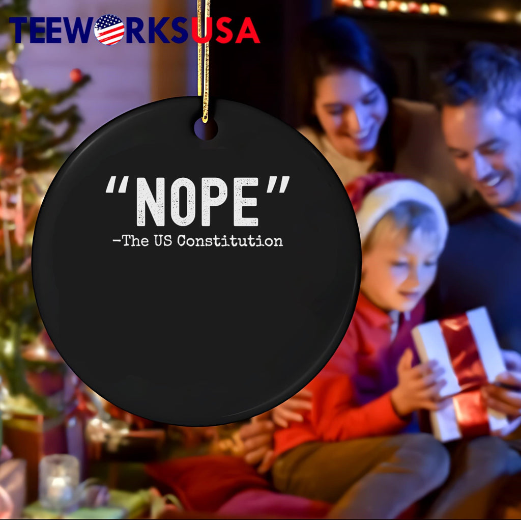 Nope The US Constitution - Adult & Kids T-Shirts, Sweatshirts & Hoodies apparel design preview 4