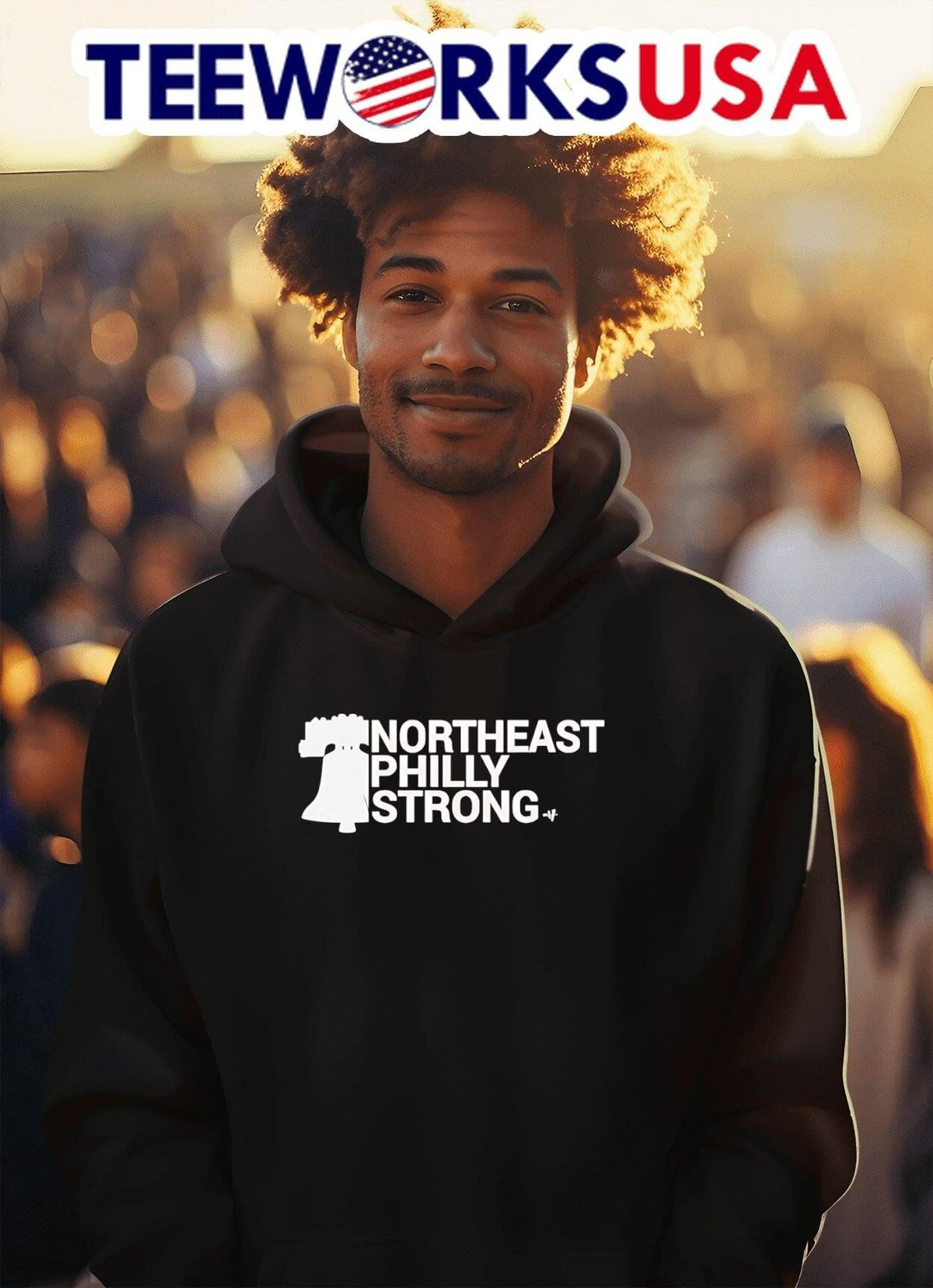 Northeast Philly Strong - Adult & Kids T-Shirts, Sweatshirts & Hoodies apparel design preview 2