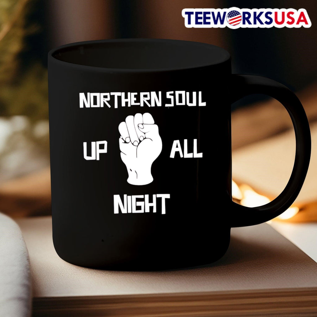 Northern soul up all night - Adult & Kids T-Shirts, Sweatshirts & Hoodies apparel design preview 3