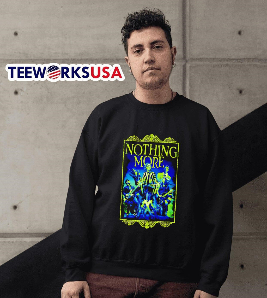 Nothing More band Beetlejuice - Adult & Kids T-Shirts, Sweatshirts & Hoodies apparel design preview 3