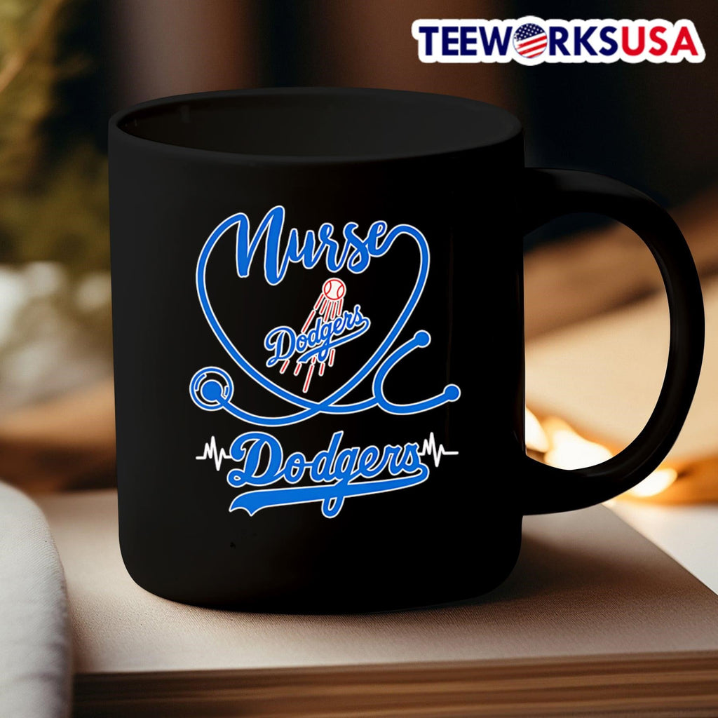 Nurse Los Angeles Dodgers - Adult & Kids T-Shirts, Sweatshirts & Hoodies apparel design preview 3