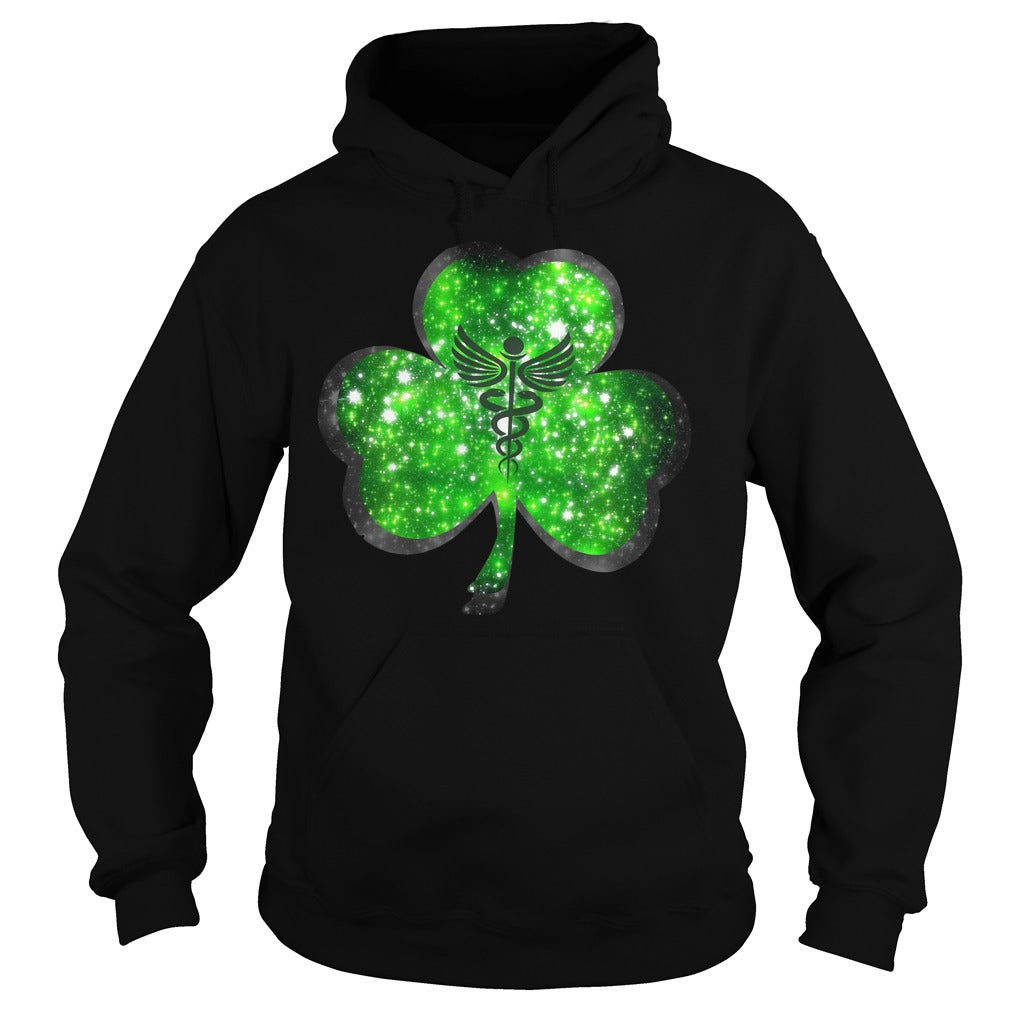 Nurses Shamrock St Patrick's Day - Adult & Kids T-Shirts, Sweatshirts & Hoodies apparel design preview 4