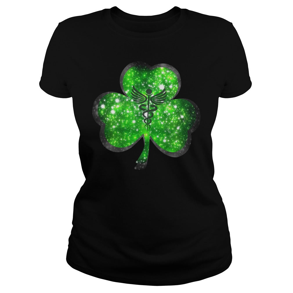Nurses Shamrock St Patrick's Day - Adult & Kids T-Shirts, Sweatshirts & Hoodies apparel design preview 2