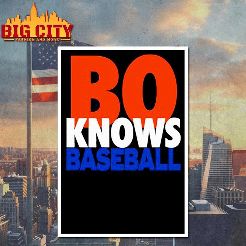 Ny bo knows baseball - Adult & Kids T-Shirts, Sweatshirts & Hoodies apparel design preview 4