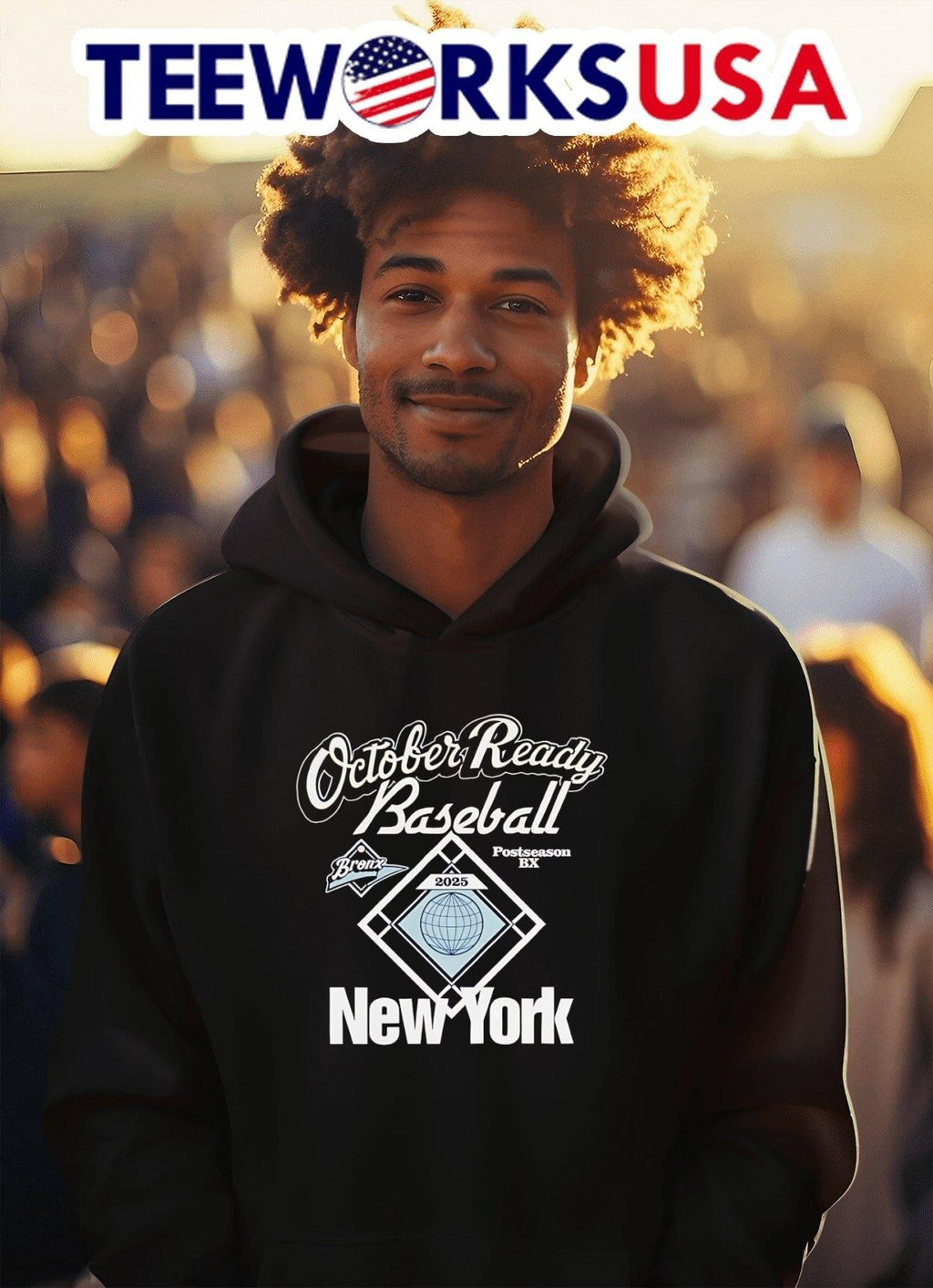 October Ready Baseball New York Yankees - Adult & Kids T-Shirts, Sweatshirts & Hoodies apparel design preview 2