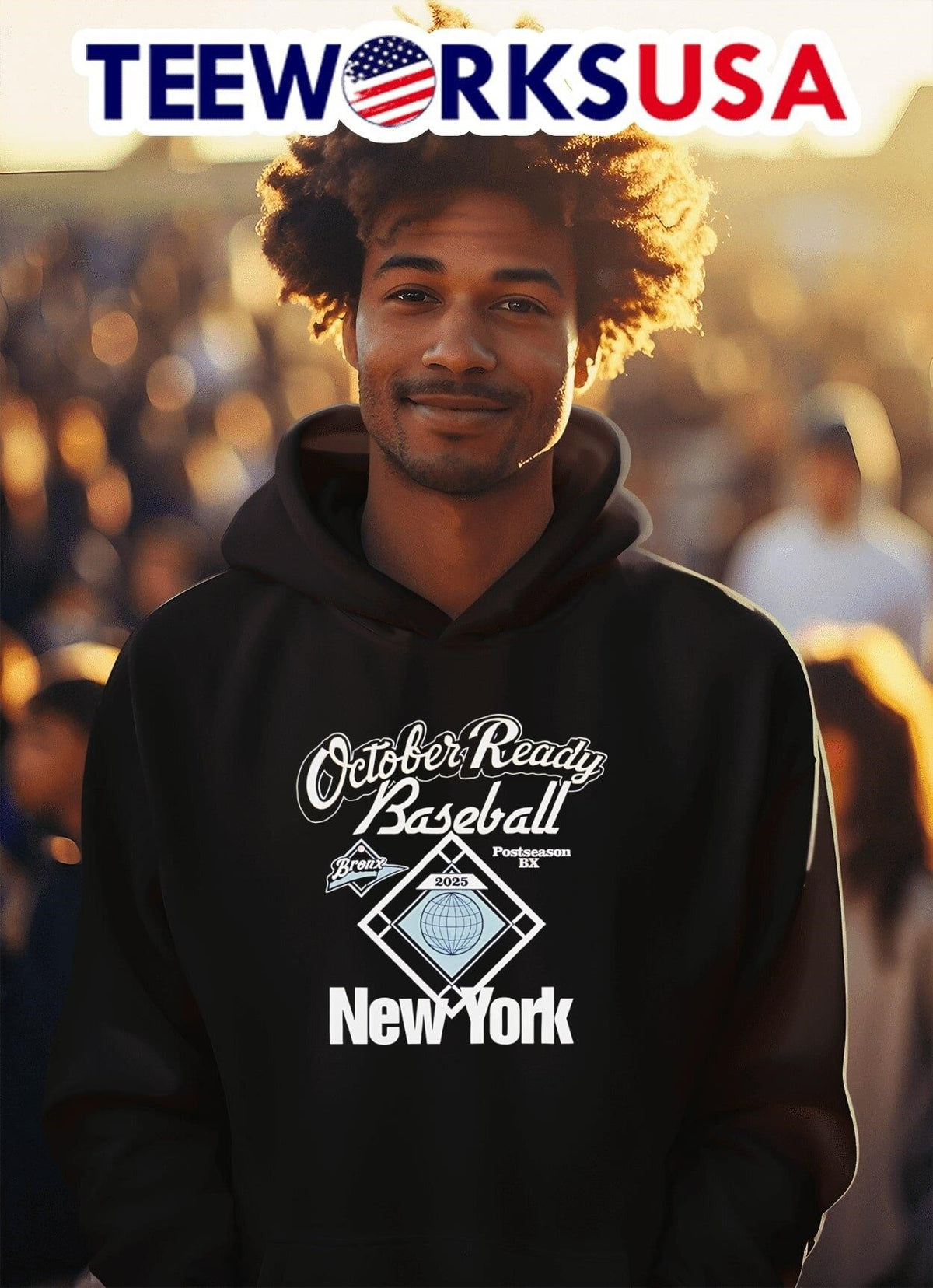 October Ready Baseball New York Yankees - Adult & Kids T-Shirts, Sweatshirts & Hoodies apparel design preview 2