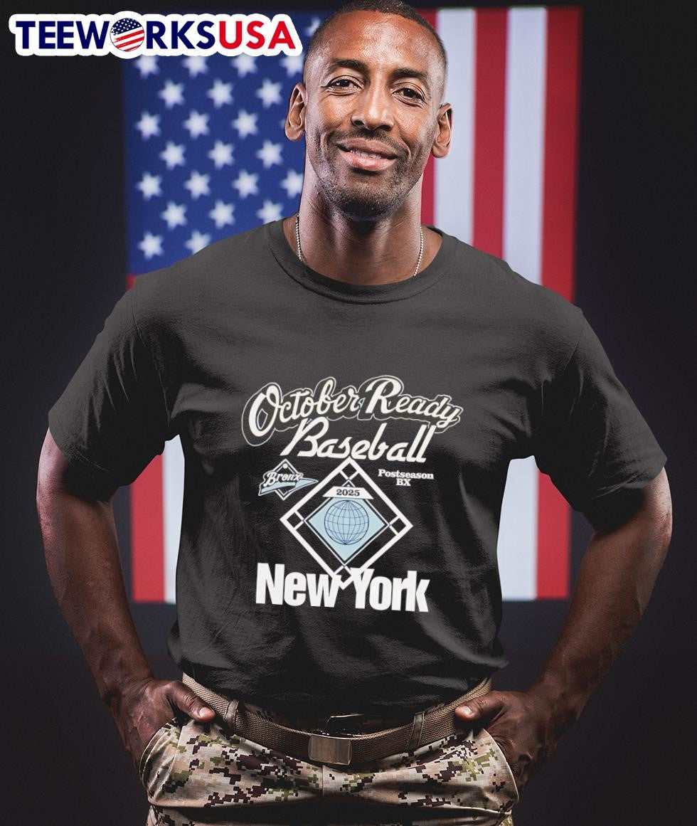 October Ready Baseball New York Yankees - Adult & Kids T-Shirts, Sweatshirts & Hoodies apparel design preview 1
