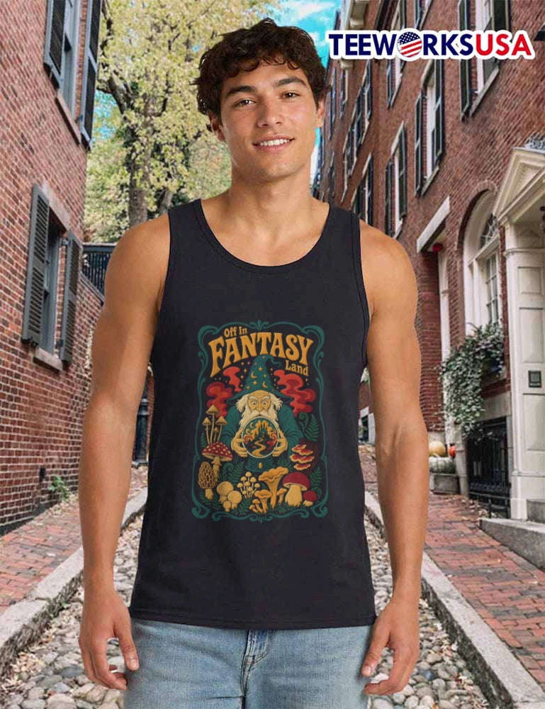 Off In Fantasy Land Wizard - Adult & Kids T-Shirts, Sweatshirts & Hoodies apparel design preview 6