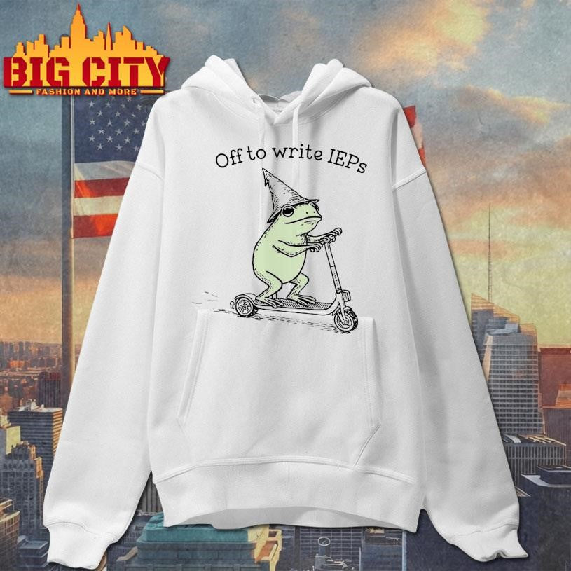 Off to Write IEPs - Adult & Kids T-Shirts, Sweatshirts & Hoodies apparel design preview 2