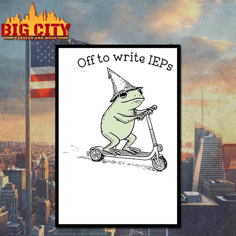 Off to Write IEPs - Adult & Kids T-Shirts, Sweatshirts & Hoodies apparel design preview 4
