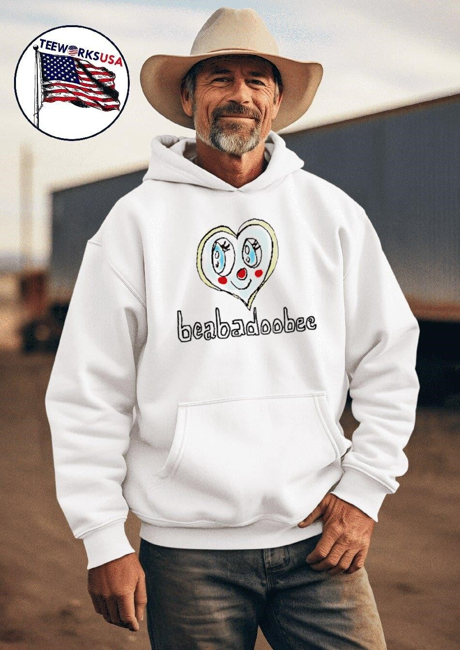 Off white heart eyes - Adult & Kids T-Shirts, Sweatshirts & Hoodies apparel design preview 2