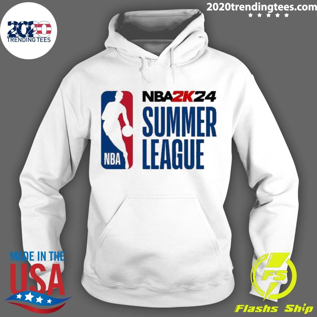 Official 2023 NBA 2K24 Summer League Logo - Adult & Kids T-Shirts, Sweatshirts & Hoodies apparel design preview 2