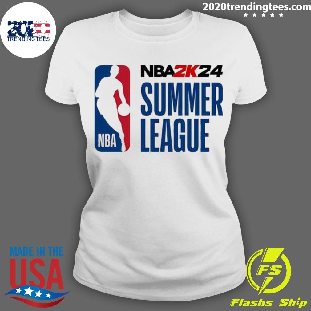 Official 2023 NBA 2K24 Summer League Logo - Adult & Kids T-Shirts, Sweatshirts & Hoodies apparel design preview 3