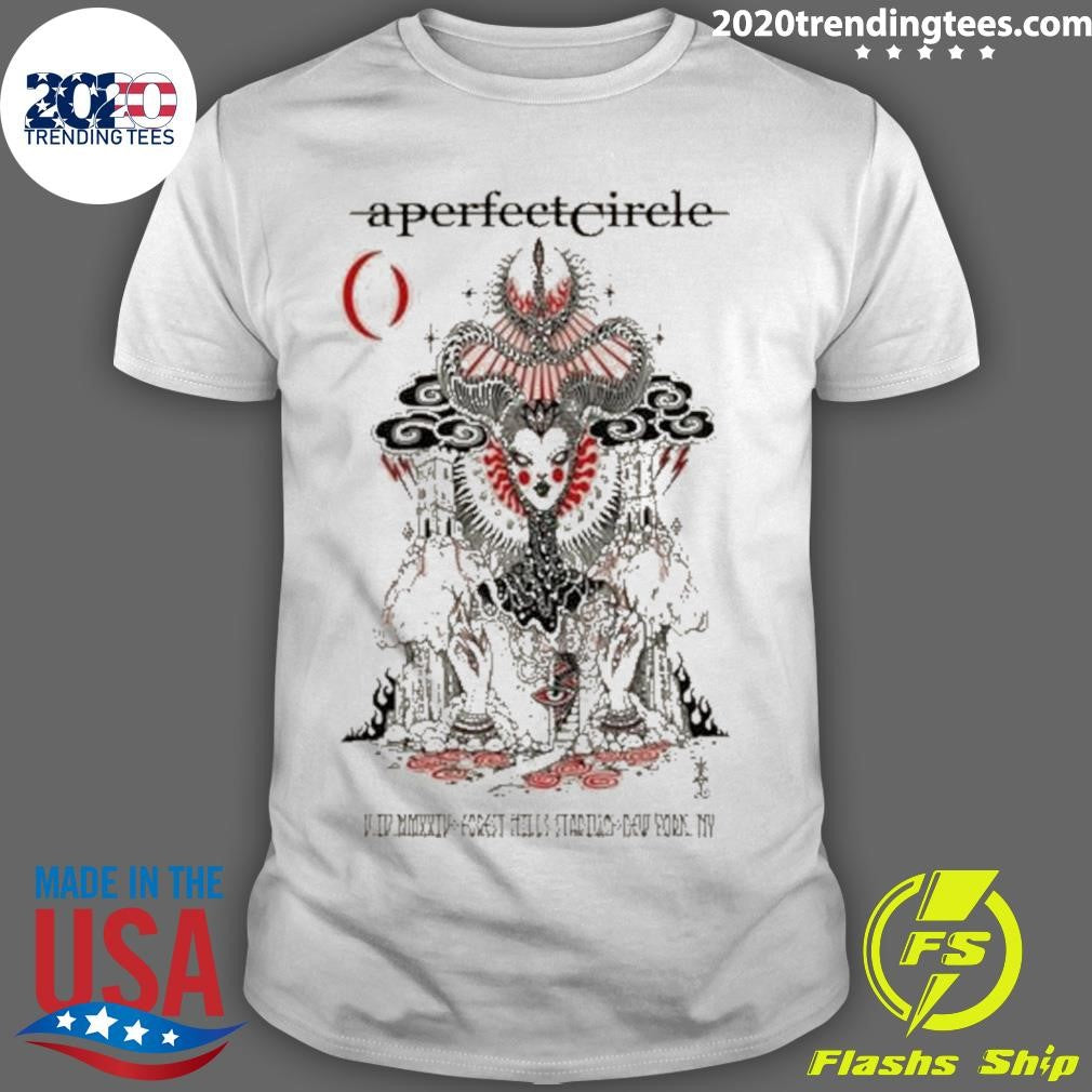 Official A Perfect Circle May 4 2024 Forest Hills - Adult & Kids T-Shirts, Sweatshirts & Hoodies apparel design preview 1