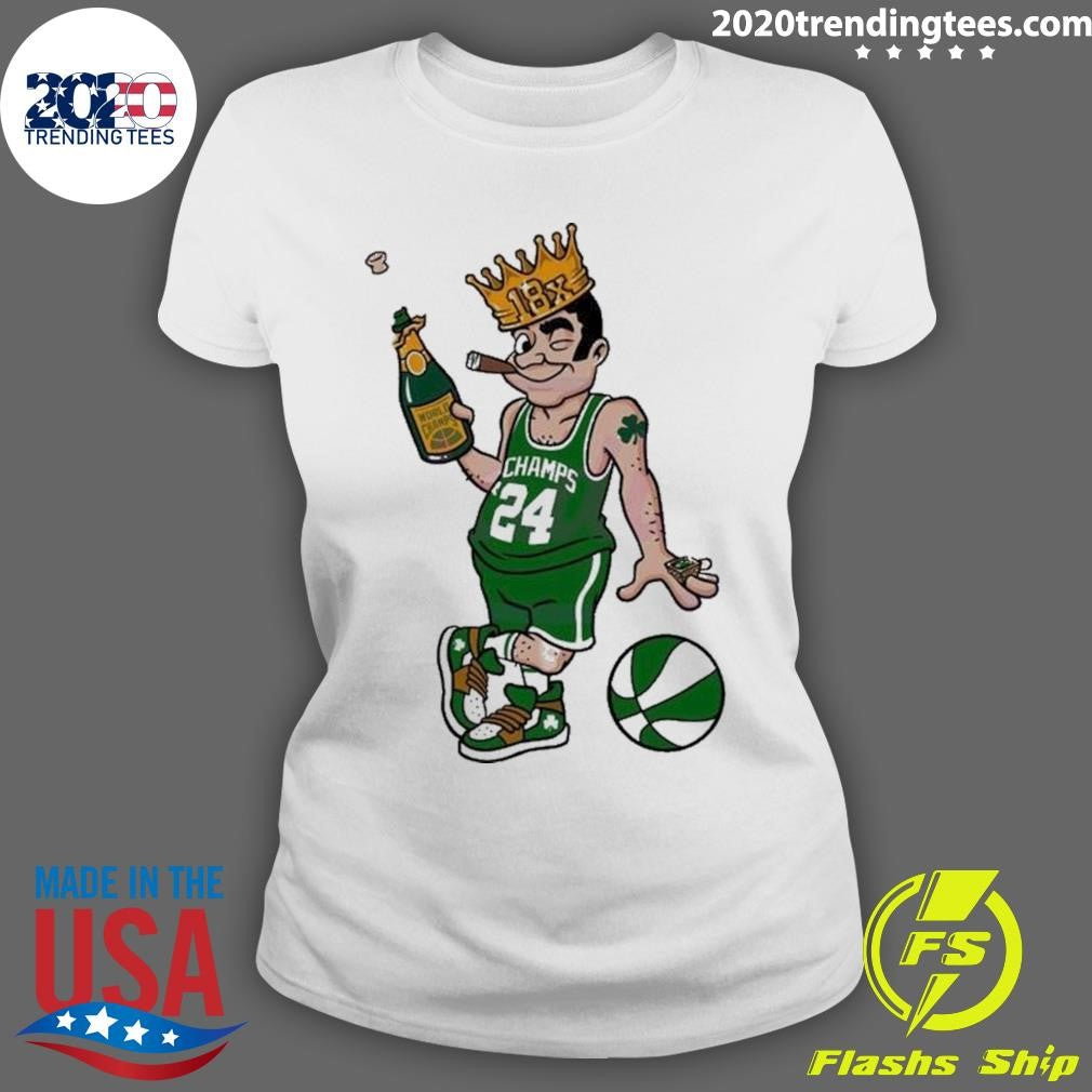 Official Boston Basketball Champions Leprechaun - Adult & Kids T-Shirts, Sweatshirts & Hoodies apparel design preview 3