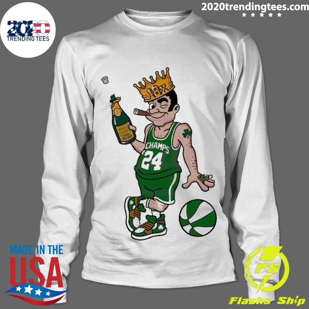 Official Boston Basketball Champions Leprechaun - Adult & Kids T-Shirts, Sweatshirts & Hoodies apparel design preview 4