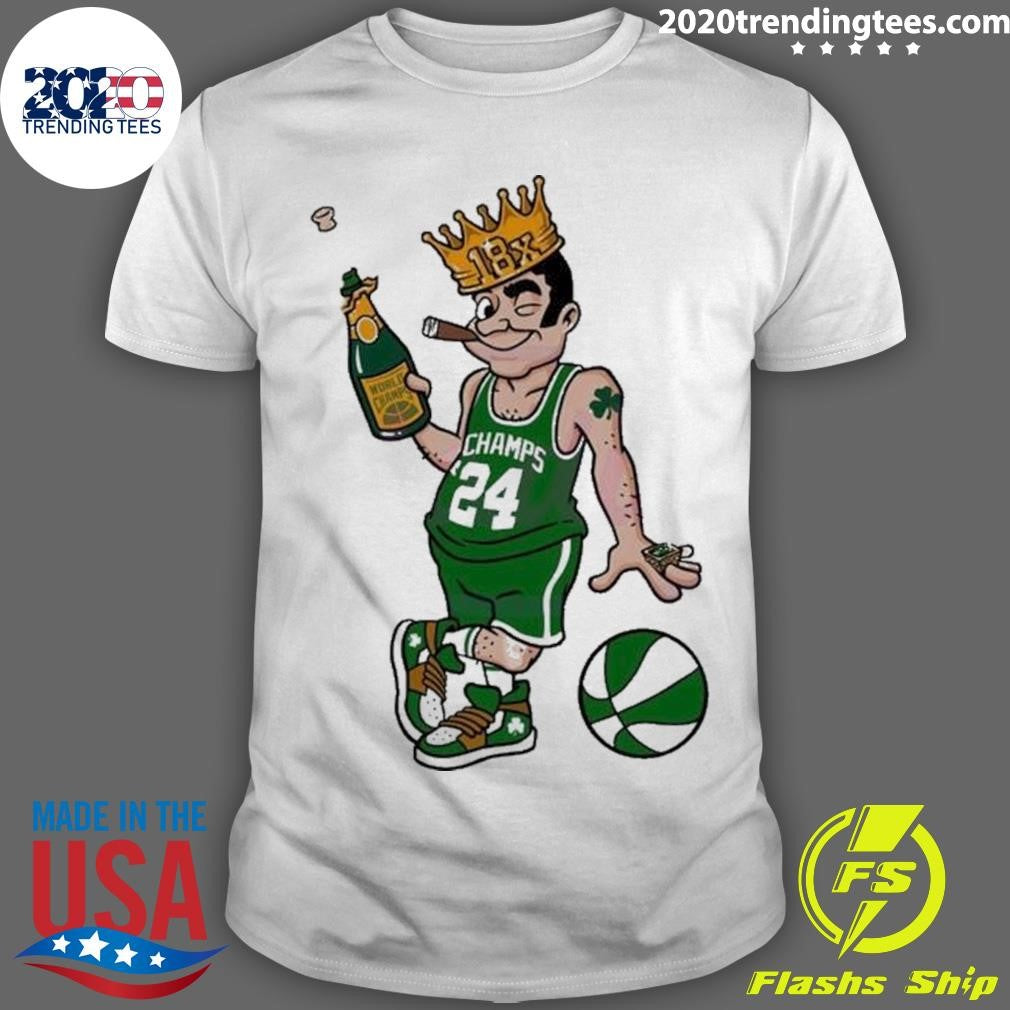 Official Boston Basketball Champions Leprechaun - Adult & Kids T-Shirts, Sweatshirts & Hoodies apparel design preview 1