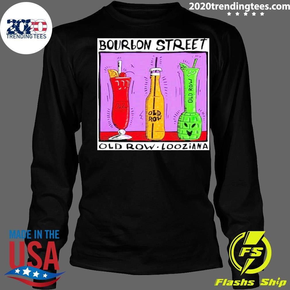 Official Bourbon Street Drinks - Adult & Kids T-Shirts, Sweatshirts & Hoodies apparel design preview 4