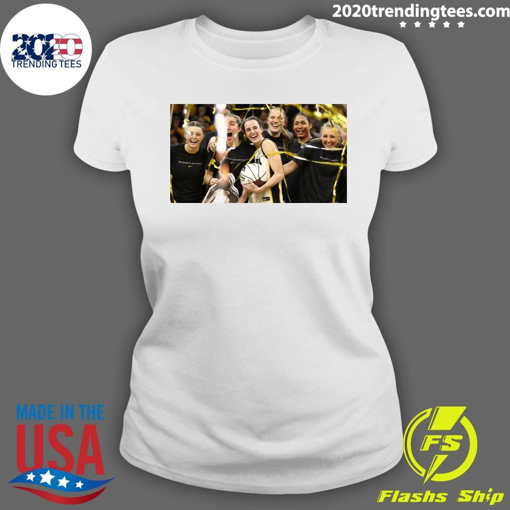 Official Caitlin Clark You Break It Own - Adult & Kids T-Shirts, Sweatshirts & Hoodies apparel design preview 3
