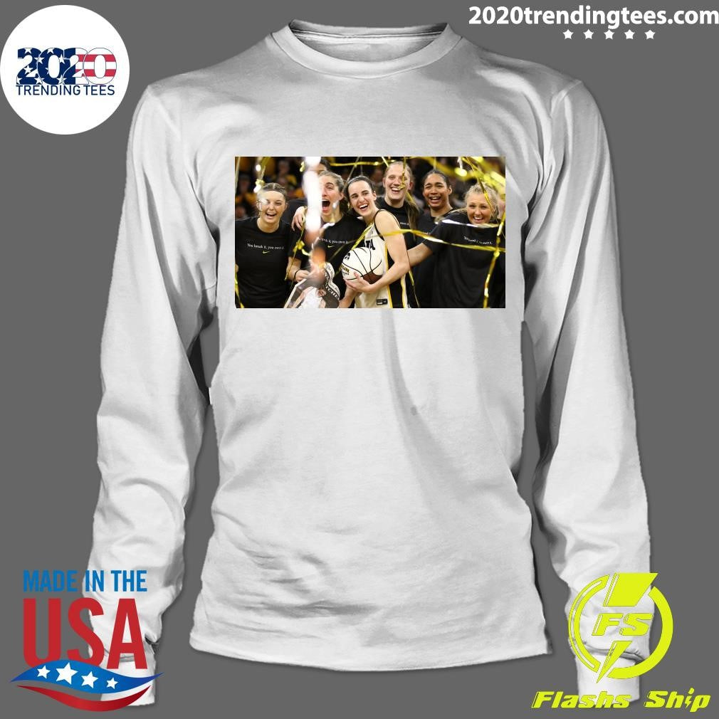 Official Caitlin Clark You Break It Own - Adult & Kids T-Shirts, Sweatshirts & Hoodies apparel design preview 4