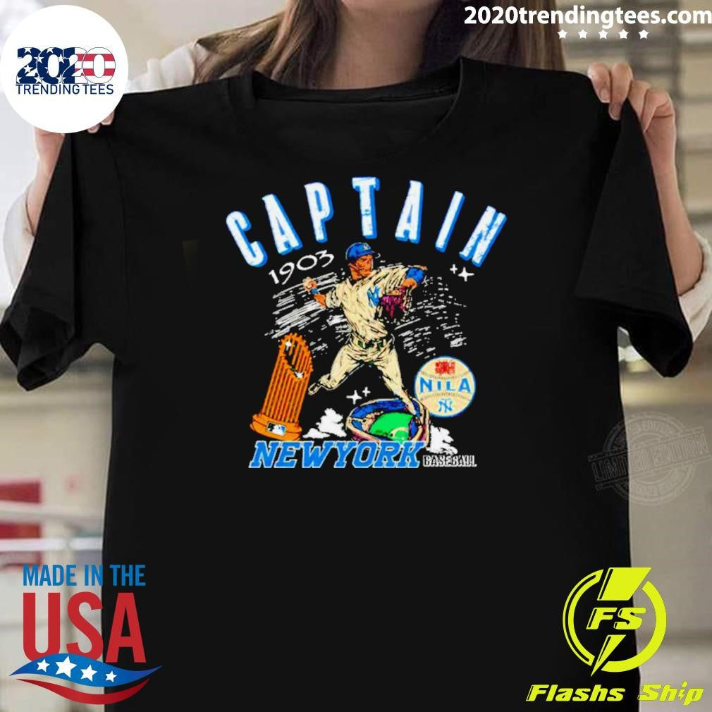 Official Captain New York Yankees Baseball 1903 - Adult & Kids T-Shirts, Sweatshirts & Hoodies apparel design preview 1