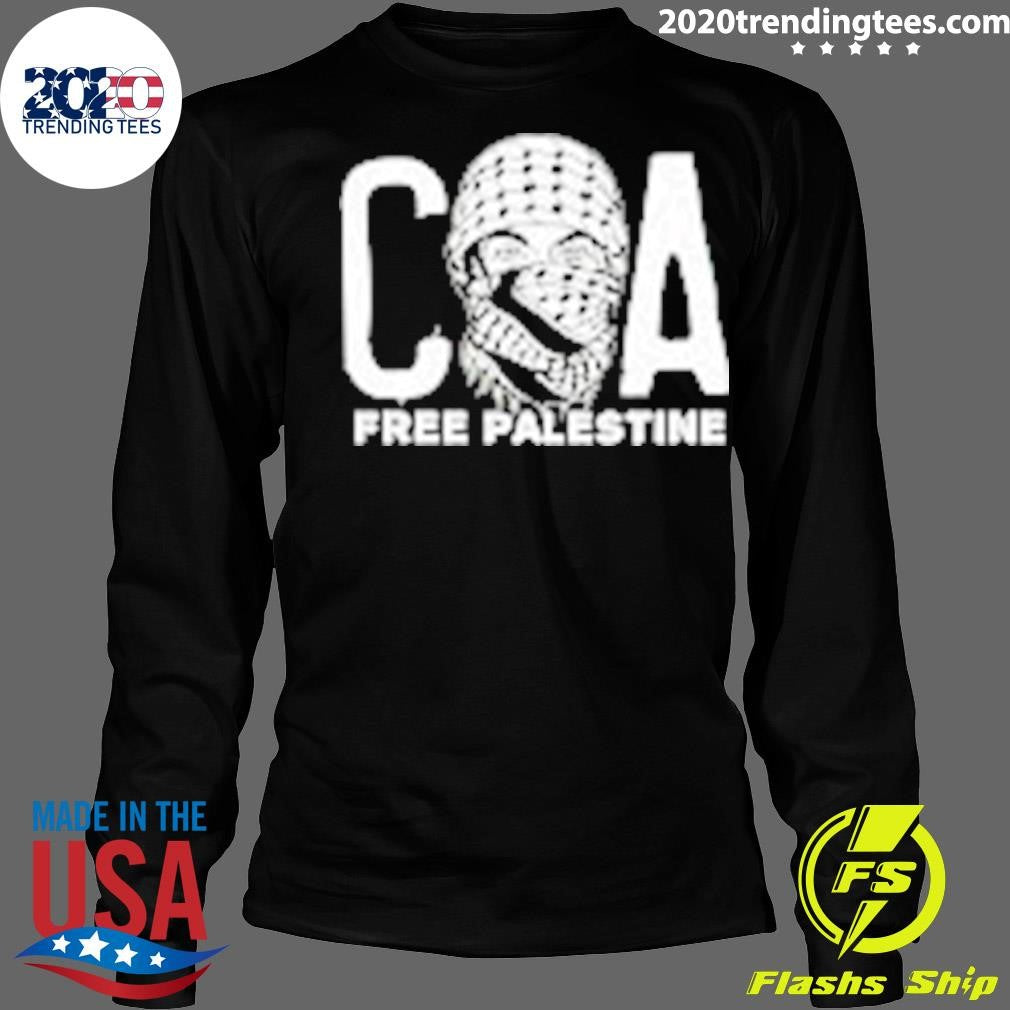 Official Coa Free Palestine - Adult & Kids T-Shirts, Sweatshirts & Hoodies apparel design preview 4
