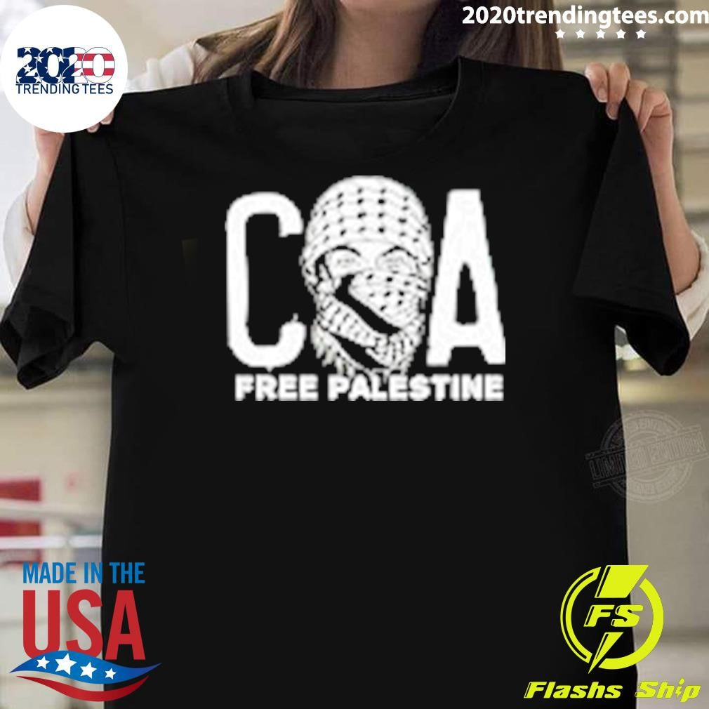 Official Coa Free Palestine - Adult & Kids T-Shirts, Sweatshirts & Hoodies apparel design preview 1