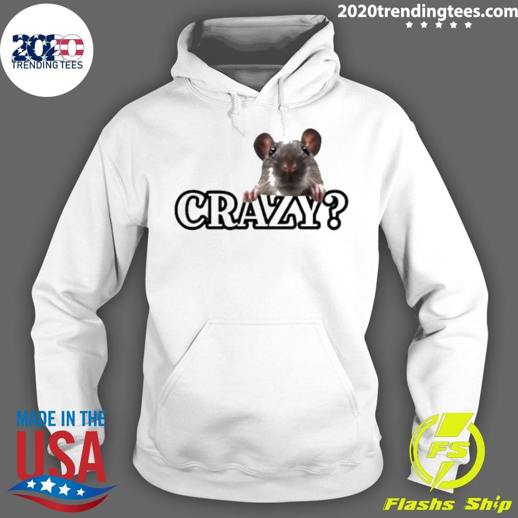 Official Crazy Rat I Was Once - Adult & Kids T-Shirts, Sweatshirts & Hoodies apparel design preview 2