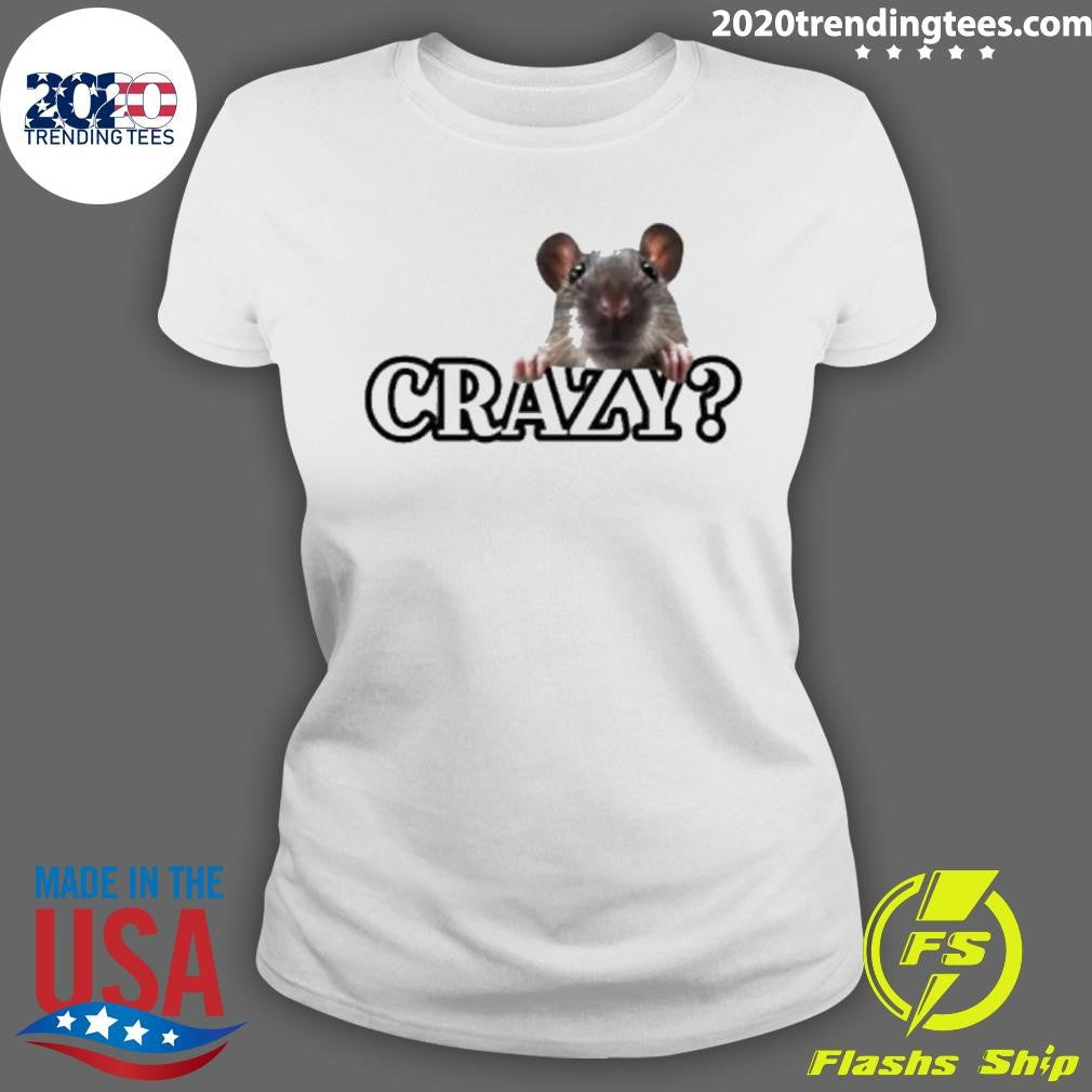 Official Crazy Rat I Was Once - Adult & Kids T-Shirts, Sweatshirts & Hoodies apparel design preview 3
