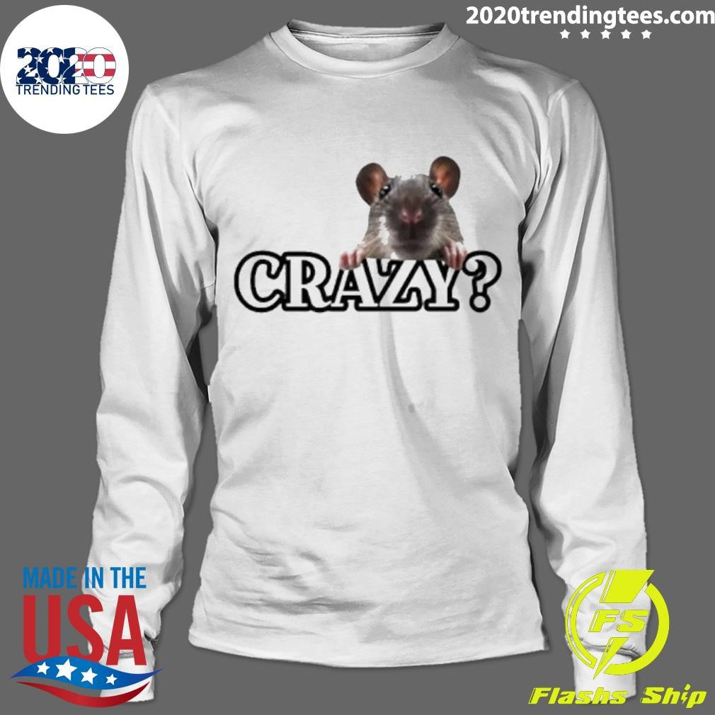 Official Crazy Rat I Was Once - Adult & Kids T-Shirts, Sweatshirts & Hoodies apparel design preview 4