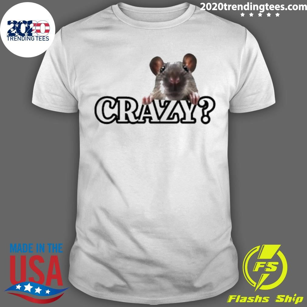 Official Crazy Rat I Was Once - Adult & Kids T-Shirts, Sweatshirts & Hoodies apparel design preview 1