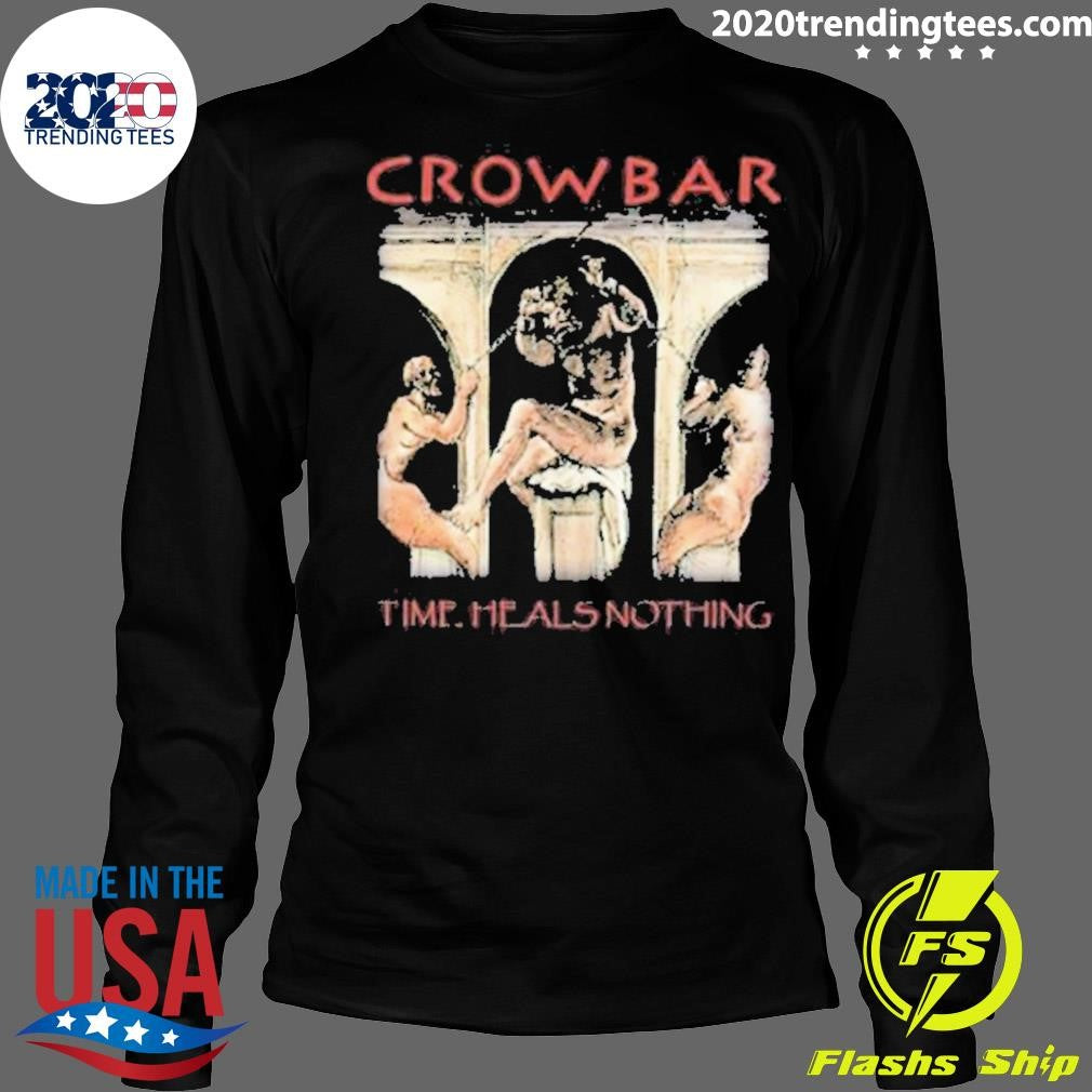 Official Crowbar Time Heals Nothing 2024 - Adult & Kids T-Shirts, Sweatshirts & Hoodies apparel design preview 4