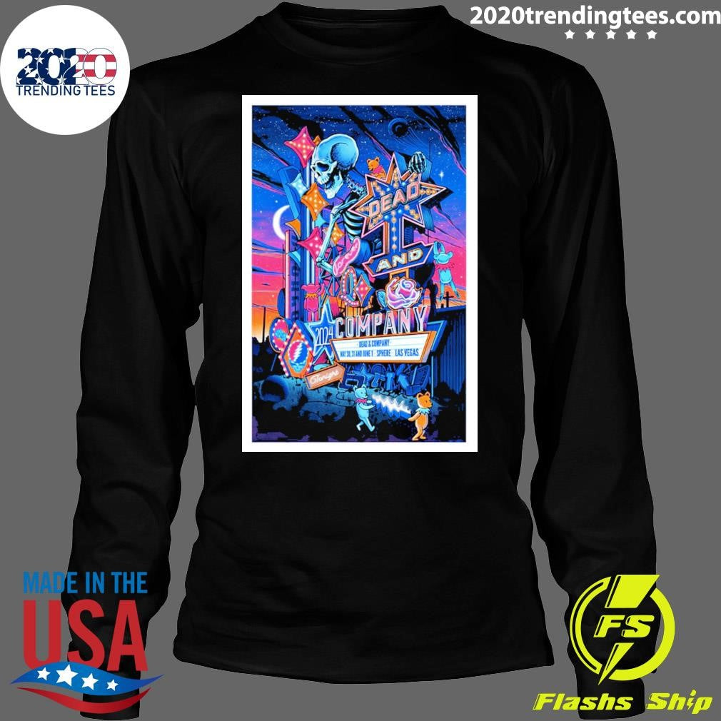 Official Dead And Company Show At Sphere On May - Adult & Kids T-Shirts, Sweatshirts & Hoodies apparel design preview 4