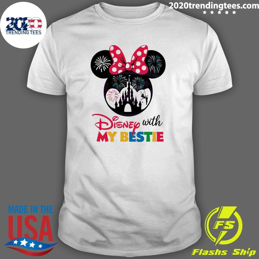 Official Disney With My Bestie Magic Castle - Adult & Kids T-Shirts, Sweatshirts & Hoodies apparel design preview 1