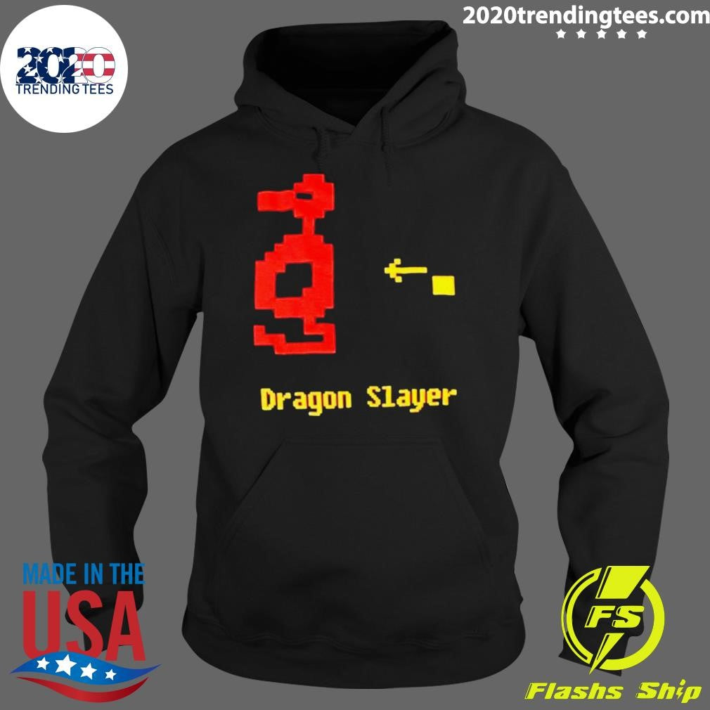 Official Dragon Slayer 8-bit - Adult & Kids T-Shirts, Sweatshirts & Hoodies apparel design preview 2