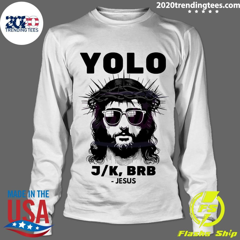 Official Easter Yolo BRB Christian - Adult & Kids T-Shirts, Sweatshirts & Hoodies apparel design preview 4