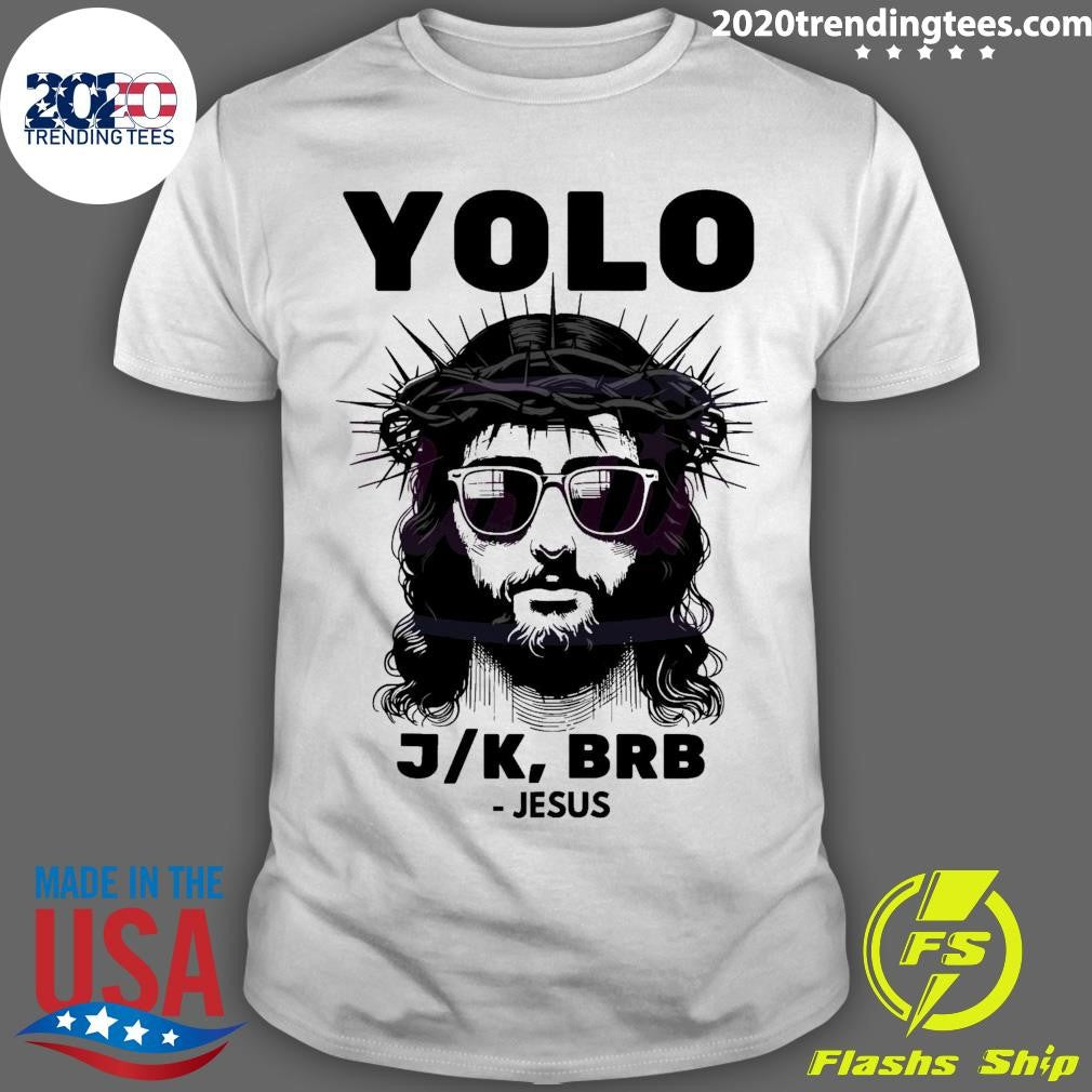 Official Easter Yolo BRB Christian - Adult & Kids T-Shirts, Sweatshirts & Hoodies apparel design preview 1