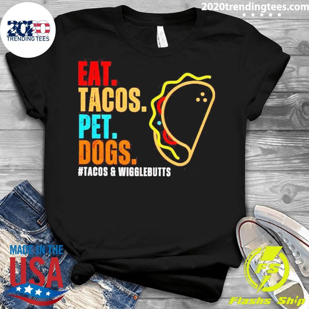 Official Eat Tacos Pet Dogs - Adult & Kids T-Shirts, Sweatshirts & Hoodies apparel design preview 3