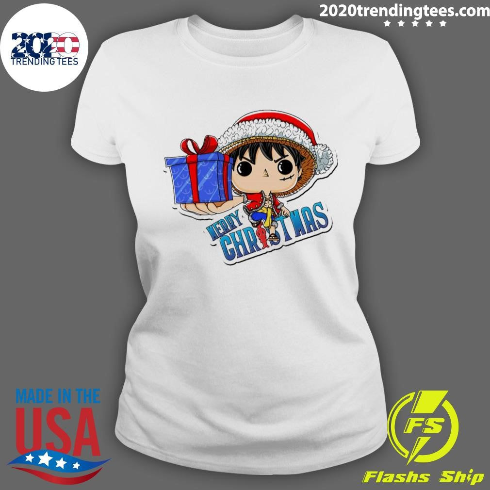 Official Going Merry Christmas Lego Luffy One Piece - Adult & Kids T-Shirts, Sweatshirts & Hoodies apparel design preview 3
