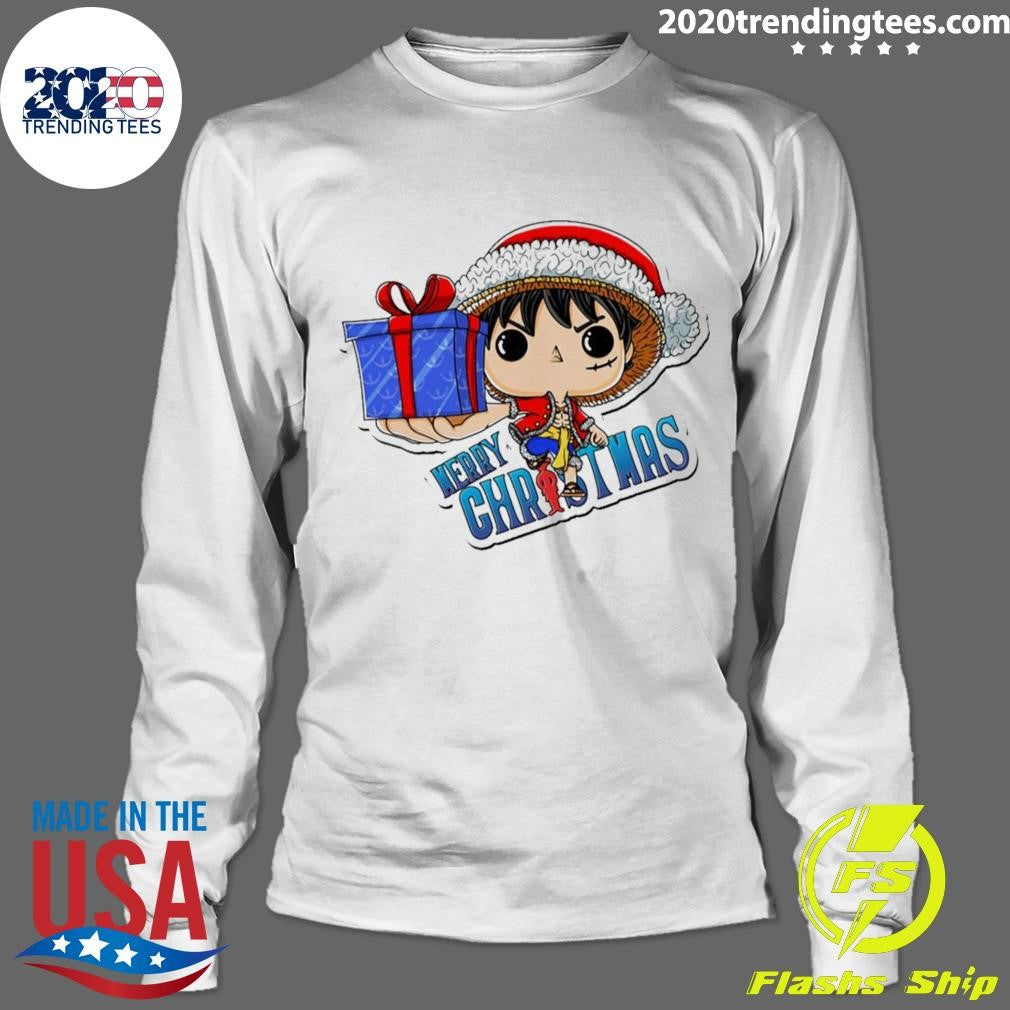 Official Going Merry Christmas Lego Luffy One Piece - Adult & Kids T-Shirts, Sweatshirts & Hoodies apparel design preview 4