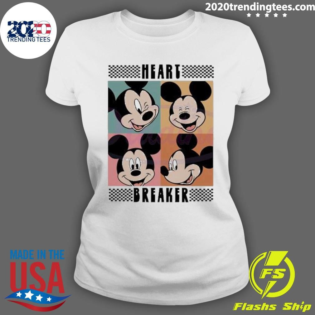 Official Heart Breaker Mickey Valentine 2024 - Adult & Kids T-Shirts, Sweatshirts & Hoodies apparel design preview 3
