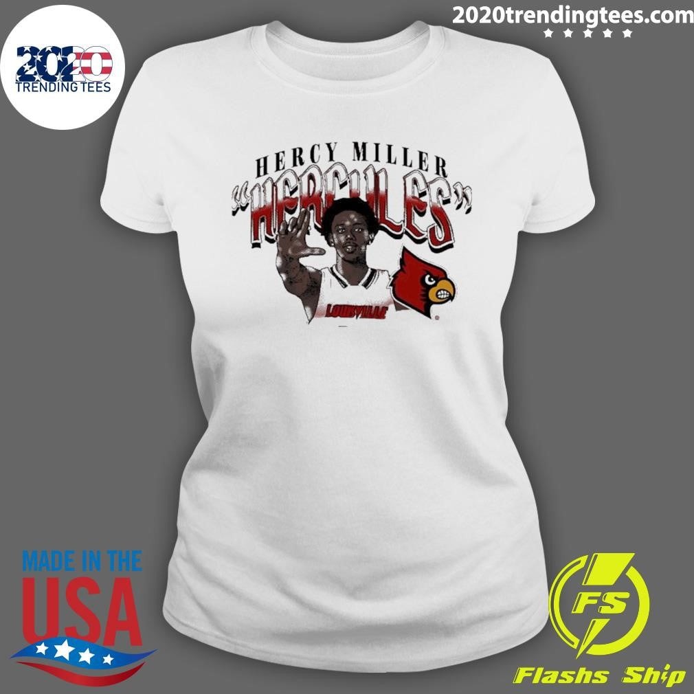 Official Hercy Miller Hercules Louisville Cartoon - Adult & Kids T-Shirts, Sweatshirts & Hoodies apparel design preview 3