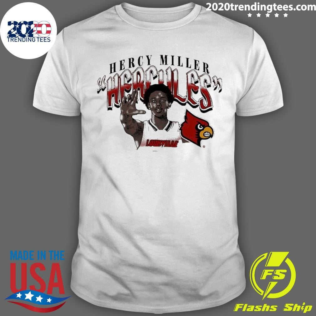 Official Hercy Miller Hercules Louisville Cartoon - Adult & Kids T-Shirts, Sweatshirts & Hoodies apparel design preview 1