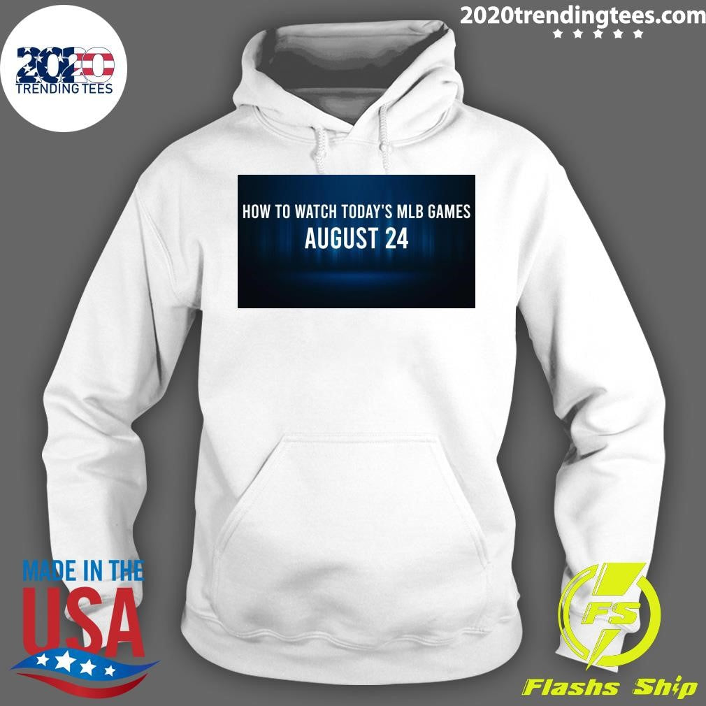 Official How to Watch MLB Baseball on Saturday, - Adult & Kids T-Shirts, Sweatshirts & Hoodies apparel design preview 2