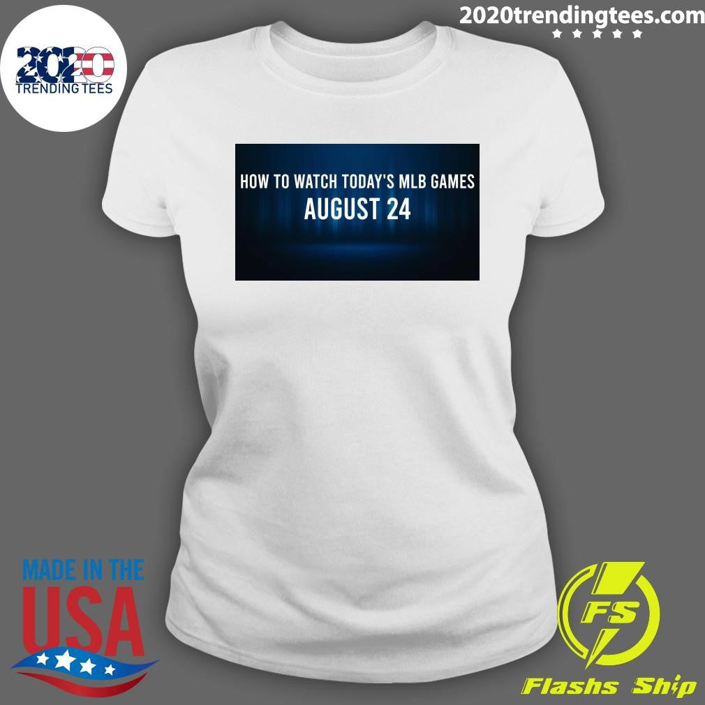 Official How to Watch MLB Baseball on Saturday, - Adult & Kids T-Shirts, Sweatshirts & Hoodies apparel design preview 3