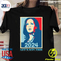 Official Kamala Harris 2024 Let's Win This - Adult & Kids T-Shirts, Sweatshirts & Hoodies apparel design preview 1