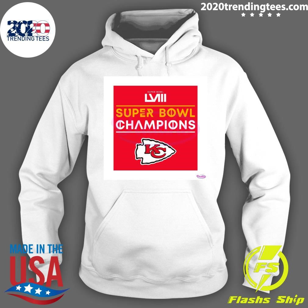 Official LVIII Super Bowl Champions KC Logo - Adult & Kids T-Shirts, Sweatshirts & Hoodies apparel design preview 2