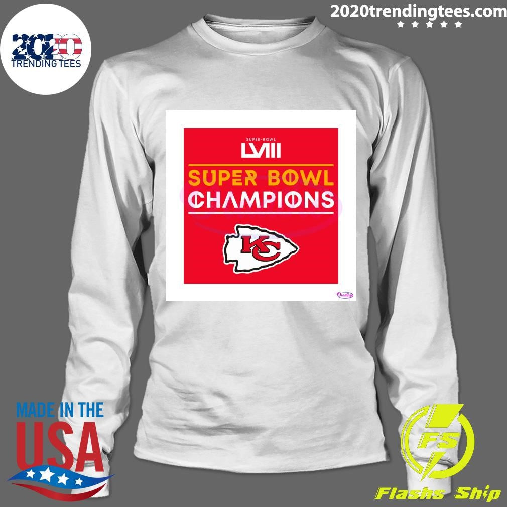 Official LVIII Super Bowl Champions KC Logo - Adult & Kids T-Shirts, Sweatshirts & Hoodies apparel design preview 4