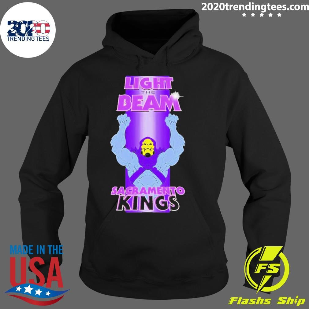 Official Light The Beam Sacramento Kings Monster - Adult & Kids T-Shirts, Sweatshirts & Hoodies apparel design preview 2