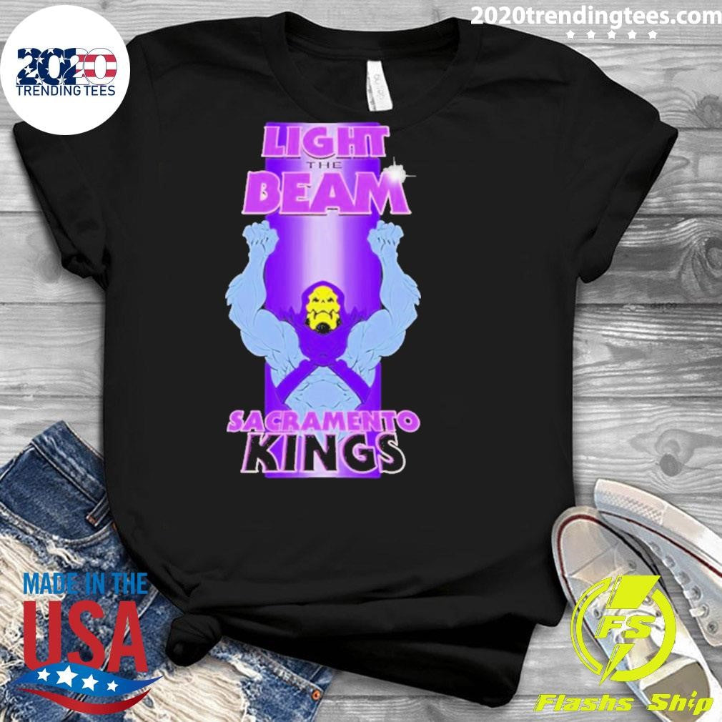 Official Light The Beam Sacramento Kings Monster - Adult & Kids T-Shirts, Sweatshirts & Hoodies apparel design preview 3